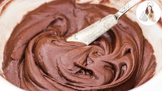 One Minute Chocolate Frosting Recipe [upl. by Aerdnod]