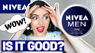 SPECIALIST testing NIVEA MEN CREAM review ingredients is it good [upl. by Irwin]