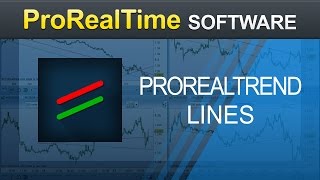 How to automatically draw trend lines on charts  ProRealTime [upl. by Rosy]