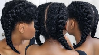 How To Cornrow Braid For Beginners  Clear Easy Steps [upl. by Fasta396]