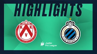 KV Kortrijk  Club Brugge hoogtepunten [upl. by Thornburg123]