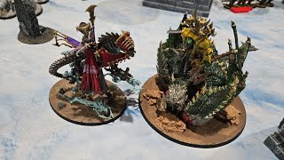 AoS Battle Report Ironjawz vs Soulblight Gravelords [upl. by Nerha]