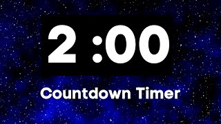 2 Minute Timer  Countdown Timer with Alarm  Classroom Timer [upl. by Ettenaej]