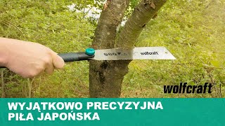 Precyzyjne cięcie drewna i tworzywa ręczną piłą japońską  wolfcraft [upl. by Seta626]