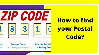 How to find your postal code [upl. by Neahs907]