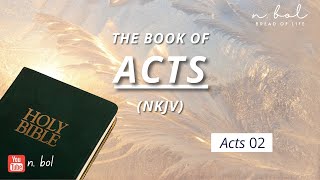 Acts 2  NKJV Audio Bible with Text BREAD OF LIFE [upl. by Alita]