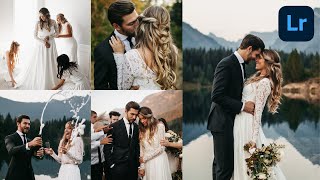 How to edit TIMELESS wedding photos FAST Lightroom Editing Tutorial  Natural  Beautiful Presets [upl. by Heddie998]