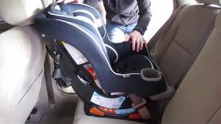 How To Install Graco Extend2Fit Convertible Car Seat RearFacing [upl. by Relly]