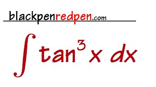 Integral of tan3x with tan and sec [upl. by Luebke]