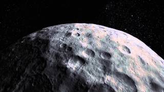 Fly Over Dwarf Planet Ceres [upl. by Barnabe]