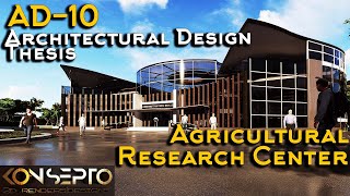 ARCHITECTURAL DESIGN THESIS AGRICULTURAL RESEARCH CENTER3D ANIMATION WALKTHROUGH [upl. by Jabez]