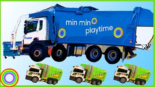 Garbage Truck Videos for Children  min min playtime [upl. by Quartus]