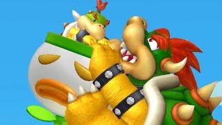 New Super Mario Bros U  All Bosses No Damage [upl. by Clio]