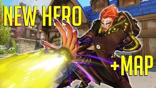 NEW Hero Moira  New Map Gameplay Overwatch [upl. by Cary]