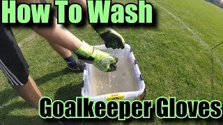 How To Wash Goalkeeper Gloves [upl. by Dripps]