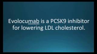 How to pronounce evolocumab Repatha Memorizing Pharmacology Video Flashcard [upl. by Meghann]