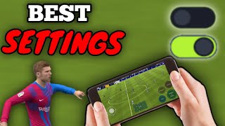 Best SETTINGS gameplay controls graphics to WIN in FIFA MOBILE 24 [upl. by Yesnek259]