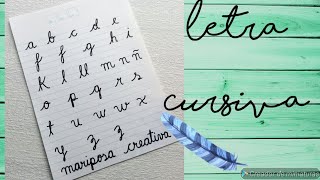 CÓMO ESCRIBIR EN LETRA CURSIVA [upl. by Eesac917]