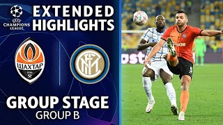 Shakhtar Donetsk vs Inter Milan Extended Highlights  UCL on CBS Sports [upl. by Yatnahs]