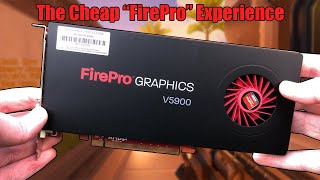 The £35 AMD FirePro V5900  It Shouldnt Be Able To Game But It Sort Of Can [upl. by Akkimat]