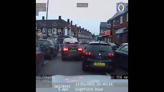 Dangerous driver pursuit brought to dramatic end by West Midlands Police [upl. by Enorahs]