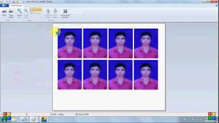 How to create passport size photo in Paint [upl. by Denten]