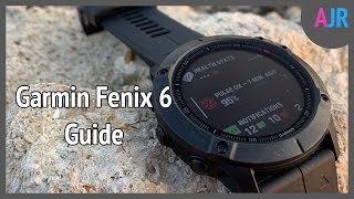 The Garmin Fenix 6 guide 16 tips for settings maps music battery data screens and Connect IQ [upl. by Assile]