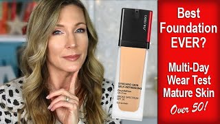 Foundation Friday Over 50  Shiseido Self Refreshing [upl. by Madelina]