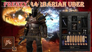 Diablo II Resurrected  Frenzy Barbarian Build Uber Tristram [upl. by Ginder]