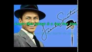 More  Frank Sinatra  with lyrics [upl. by Maples160]