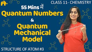 Structure of Atom Class 11 Chemistry  Quantum Numbers  De Broglie  Heisenberg  JEE NEET CBSE 3 [upl. by Einner]