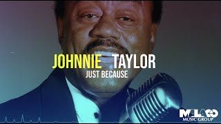 Johnnie Taylor  Just Because Lyric Video [upl. by Zrike377]