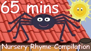 Incy Wincy Spider And lots more Nursery Rhymes 65 minutes [upl. by Eimma]