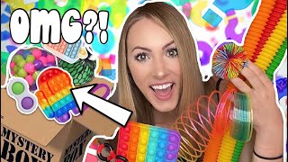 UNBOXING 100 MYSTERY FIDGETS SHOCKING 🤯😳 [upl. by Jammie]