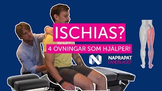 Ischias 4 Övningar Som Hjälper [upl. by Bremer91]