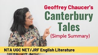 The Lazy Mans Guide to Canterbury Tales UGC NET English [upl. by Yelyab]