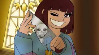 Undertale Stronger Than You Chara and Sans [upl. by Auqined]