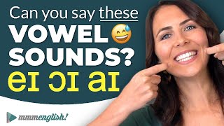 Pronunciation Practice 👄 Difficult Vowel Sounds DIPHTHONGS [upl. by Shandy]