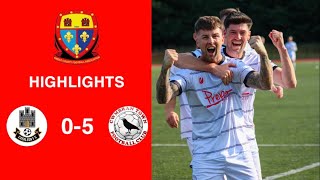 Caerleon 05 Cwmbrân Town  Gwent FA Senior cup  Quarter final highlights [upl. by Desirea257]