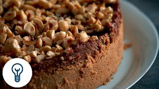 Nigella Lawsons NoBake Nutella Cheesecake  Genius Recipes [upl. by Willis]