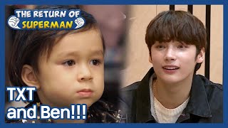 TXT and Ben The Return of Superman  KBS WORLD TV 210110 [upl. by Keefer]