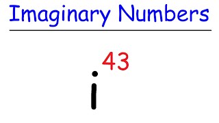 Imaginary Numbers  Basic Introduction [upl. by Ynamad]