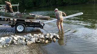 Kayak trailer loading ramp DIY [upl. by Burhans373]