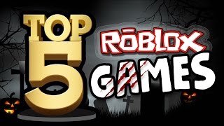 Top 5 SCARY Roblox games [upl. by Broddie894]