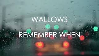 Remember When  Wallows LYRICS [upl. by Alexine]