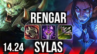 RENGAR vs SYLAS TOP  KR Master  1424 [upl. by Fan]