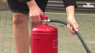 Fire Safety Training  How to Use a WATER Fire Extinguisher [upl. by Nirrep690]