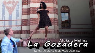 Salsa Dancing to La Gozadera by Gente de Zona and Marc Anthony [upl. by Aitenev689]