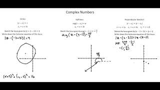 Alevel Mathematics 9709 Argand diagrams and loci [upl. by Giralda]