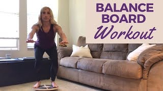 7 Balance Board Exercises  Full Body Workout  Renewal Fitness Coaching [upl. by Brose]